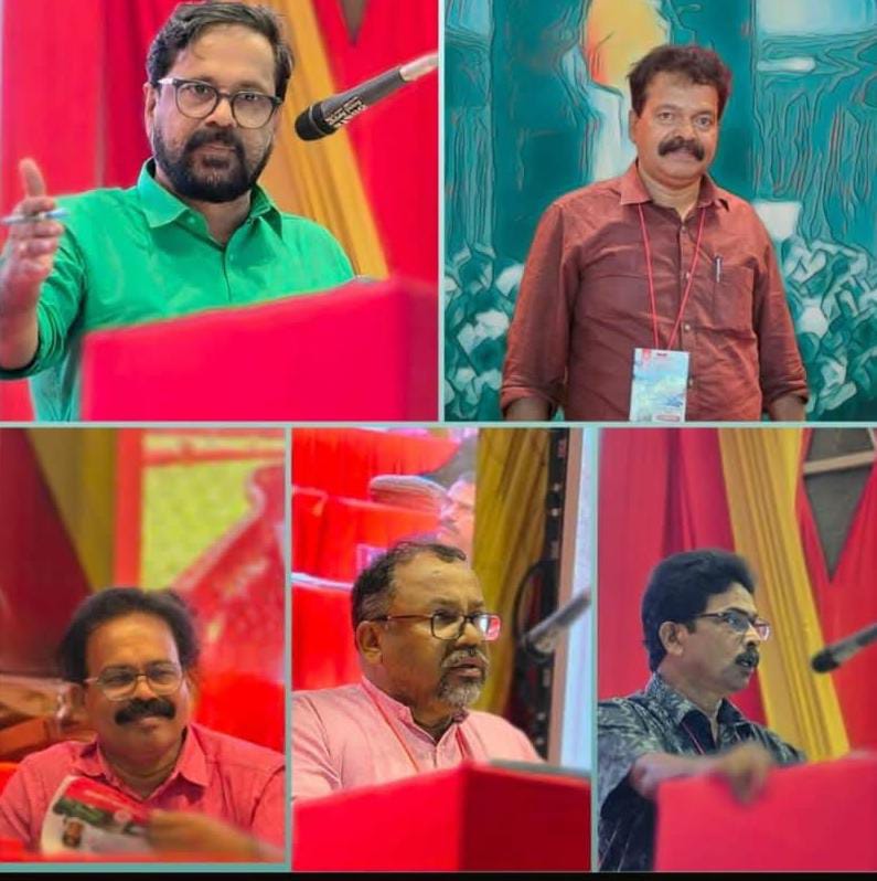 സർവീസ് ജീവിതത്തിൽ ജീവനക്കാരുടെ അവകാശ  സമരങ്ങൾക്ക് നേതൃത്വം നൽകിയ നേതാക്കൾ സർവീസിൽ നിന്ന് പടിയിറങ്ങി