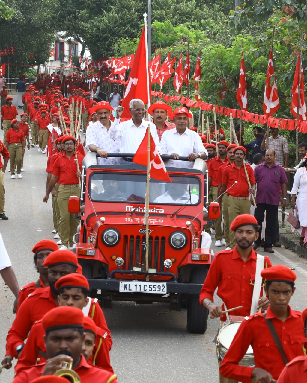 മതേതരത്വവും ജനാധിപത്യവും പൂര്‍ണ്ണമായും ഇല്ലാതായി.ഡി രാജ.
